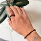 Natural Crystal Tiger Eye 4MM Stretchy Ring & Bracelet