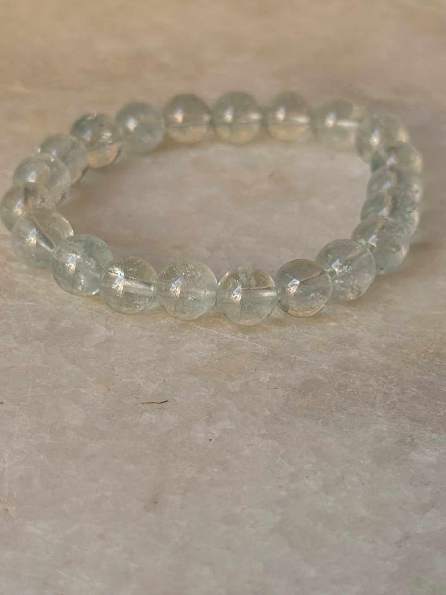 Natural Crystal AAA Aquamarine 8mm Bracelet