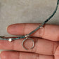 925 Sterling Silver Grandidierite Box Gradient, Star & Moon Handcrafted Necklace