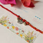 925 Sterling Silver Hill Tribe Hathi charm With Ghungroo / Musical charms - Reusable as Charm  Handcrafted Rakhi