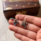 925 Sterling Silver Handcrafted Tribal Rawa Paisley Mandali Earrings