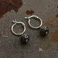925 Sterling Silver Rawa Silver Balls Hoops Mandali Earrings