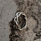 Chunky Twist Braided Adjustable Handcrafted 925 Sterling Silver Unisex Ring