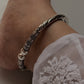 925 Sterling Silver Tribal Leg Kada - Design 2 Pure Daily Wear Single pc Anklet