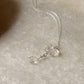 925 Sterling Silver Clear Quartz Butterfly, Clear Quartz Drop Handcrafted Necklace