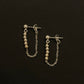 925 Sterling Silver 3mm Pure Silver Beads Chain Connector Studs