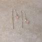 925 Sterling Silver Rose Quartz Heart & Pearl Sui Dhaga Earrings