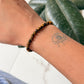 Natural Crystal Tiger Eye Plain Round 4MM Bracelet