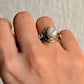 925 Sterling Silver Baroque Pearl Rustic Fusion Handcrafted Ring