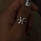 Charming Molten Drip Silver Ring for a Unique Fashion Statement