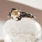 Forest-Inspired Fresh Water Pearl Sterling Silver Ring