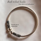 Adjustable Silver Kada with Antique Finish