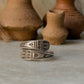 925 Sterling Silver Bohemian Hill Tribe Handcrafted Adjustable Ring