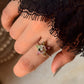 925 Sterling Silver Multi Tourmaline star Ring