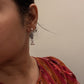 925 Sterling Silver Handcrafted Tribal Rawa Paisley Mix & Match Mandali Earrings