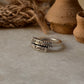 925 Sterling Silver Bohemian Hill Tribe Handcrafted Adjustable Ring
