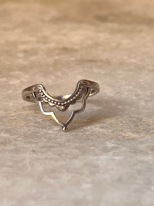 Boho Crown Stack 925 Sterling Silver Ring