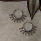 925 Sterling Silver Tribal Hoops Earrings- Tatvam