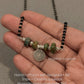 925 Sterling Silver Coin Kingsman Turquoise Hill Tribe-Handcrafted One of a Kind Boho Style Mangalsutra