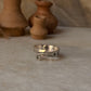 925 Sterling Silver Bohemian Hill Tribe Floral Engraved Spiral Adjustable Handcrafted Adjustable Ring