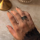 925 Sterling Silver Draped Textured Band Ring
