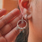 925 Sterling Silver Tribal Boho Rawa Charm Handmade Earrings