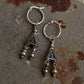 925 Sterling Silver Handcrafted Mandali Rawa Hoops Earrings
