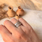 925 Sterling Silver Bohemian Hill Tribe Handcrafted Adjustable Ring