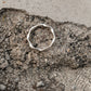 925 Sterling Silver Sculpture Stackable Band Ring