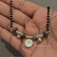 925 Sterling Silver Coin Kingsman Turquoise Ghungroo Handcrafted One of a Kind Hill Tribe - Boho Style Mangalsutra