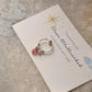 925 Sterling Silver Pink Tourmaline, Fresh Water Pearls Piercing Septum Nose Ring