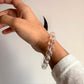Clear Quartz Diamond Cut Crystal Bracelet 10MM