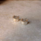 925 Sterling Silver Chunky Italian C Half Hoops Earrings