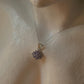 925 Sterling Silver Tanzanite big Flower Statement Pendant