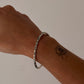 925 Sterling Silver Antique Hill Tribe Handcrafted Matsya Adjustable Kada