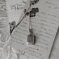 925 Sterling Silver Classic Rectangular Vintage Motifs Engraved Photo Pendant