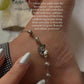 Timeless pure silver anklet featuring a Divine Lotus motif