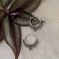 925 Sterling Silver Tribal Hoops Earrings Design 2