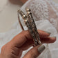 925 Sterling Silver Tribal Leg Kada - Design 2 Pure Daily Wear Single pc Anklet