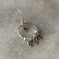 925 Sterling Silver Tribal Boho Rawa Charm Handmade Earrings