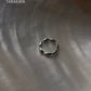 Sterling Silver Floral Edge Ring