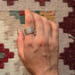 925 Sterling Silver Bohemian Hill Tribe Sun Engraved Handcrafted Adjustable Ring