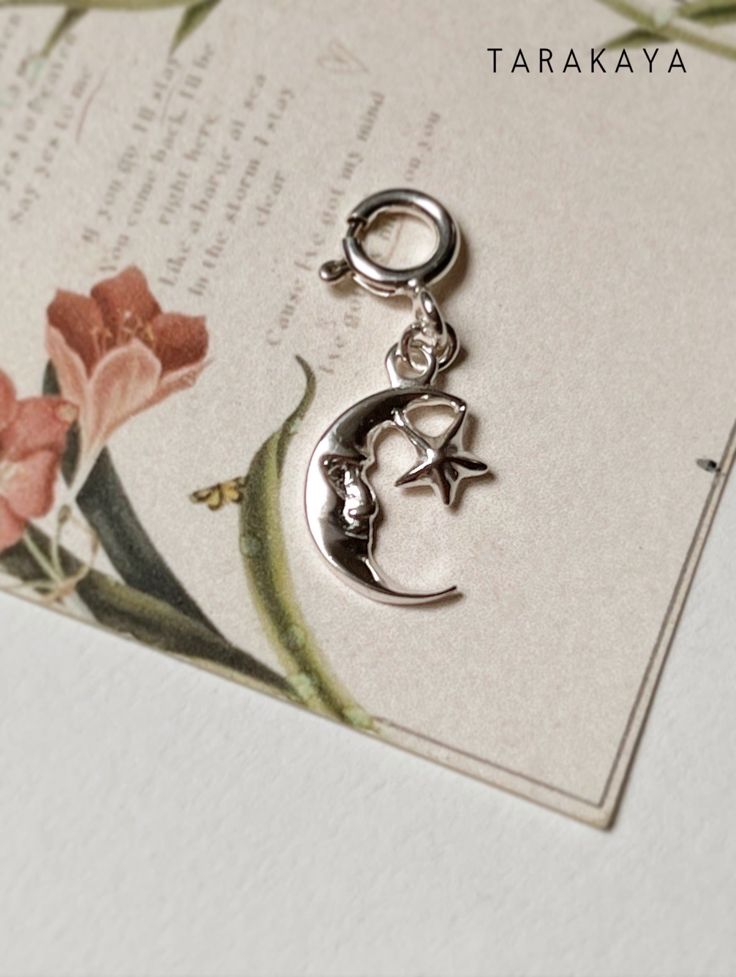 Moon Star 925 Sterling Silver Necklace