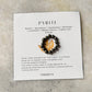 Natural Crystal Pyrite 4mm Stretchy Rings