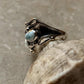 925 Sterling Silver New Larimar Molten Drip Ring