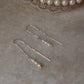 Fresh Water Pearls Threader/Sui Dhaga Handcrafted Minimal 925 Sterling Silver Earrings