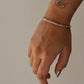 925 Sterling Silver Antique Hill Tribe Karen Drift Soul Handcrafted Adjustable Kada