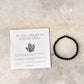 Natural Crystal Black Obsidian 4mm Bracelet