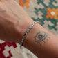 925 Sterling Silver Antique Hill Tribe Handcrafted Matsya Adjustable Kada