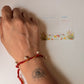 925 Sterling Silver Ghungroo Traditional Cotton Yellow Thread Handcrafted • Hand-braided Rakhi